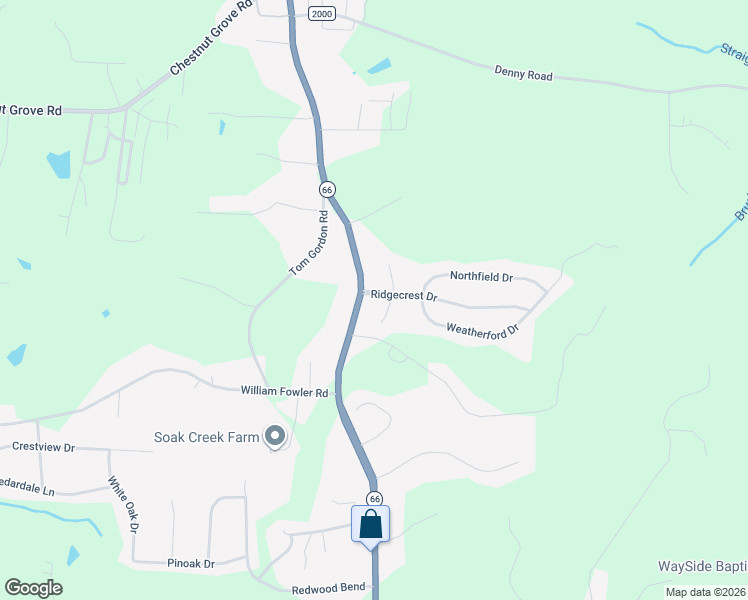 map of restaurants, bars, coffee shops, grocery stores, and more near 210 Ravenwood Court in King