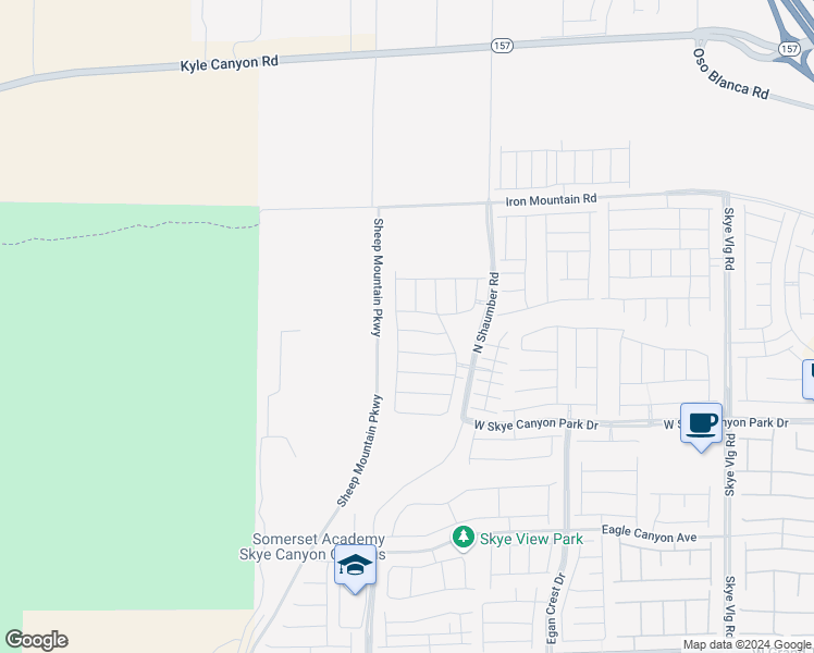 map of restaurants, bars, coffee shops, grocery stores, and more near 10668 Carnes Avenue in Las Vegas