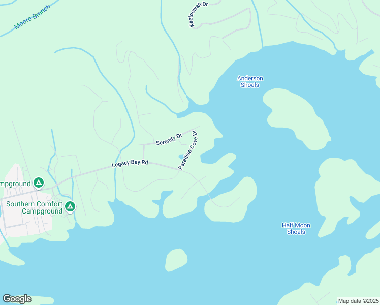 map of restaurants, bars, coffee shops, grocery stores, and more near 6016 Paradise Cove Drive in Mooresburg
