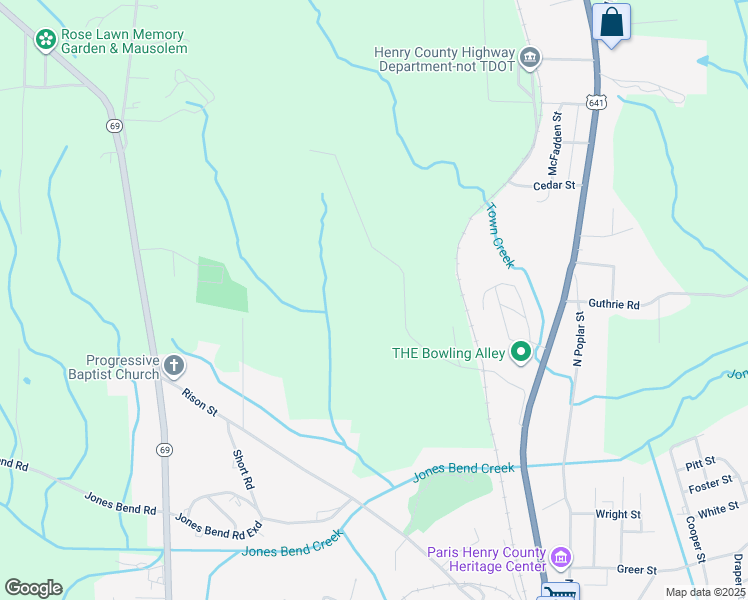 map of restaurants, bars, coffee shops, grocery stores, and more near 455 Sproul Heights Road in Paris
