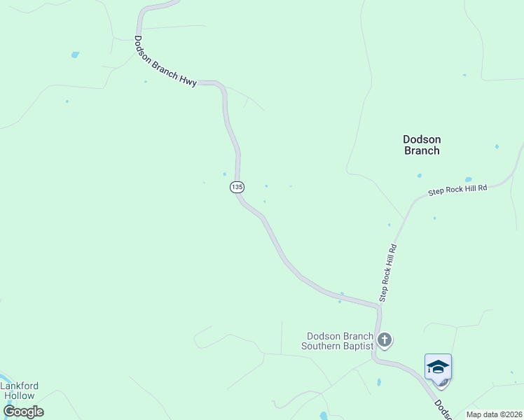 map of restaurants, bars, coffee shops, grocery stores, and more near 15725 Dodson Branch Highway in Cookeville