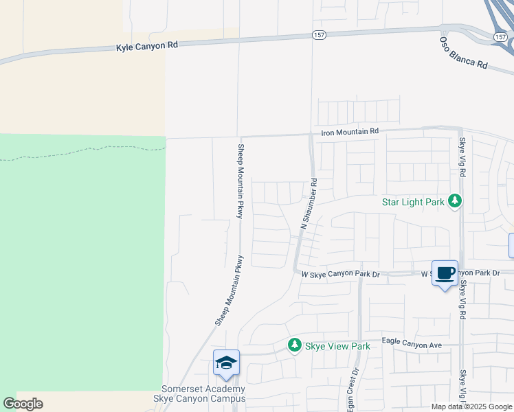 map of restaurants, bars, coffee shops, grocery stores, and more near in Las Vegas