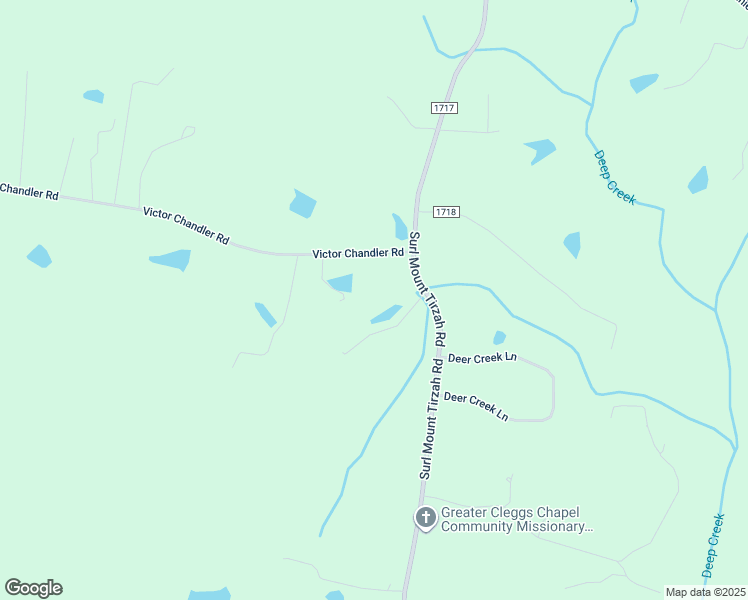 map of restaurants, bars, coffee shops, grocery stores, and more near 54 Cates Edwards Road in Timberlake