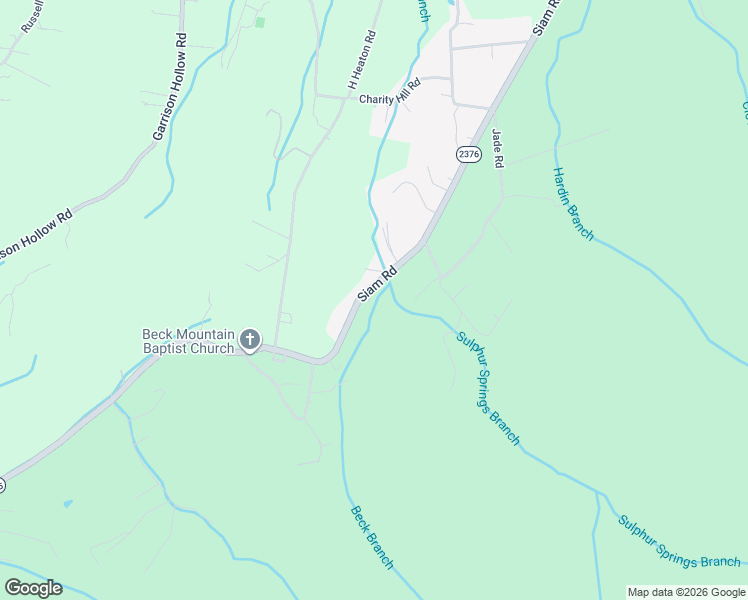 map of restaurants, bars, coffee shops, grocery stores, and more near 2722 Siam Road in Elizabethton