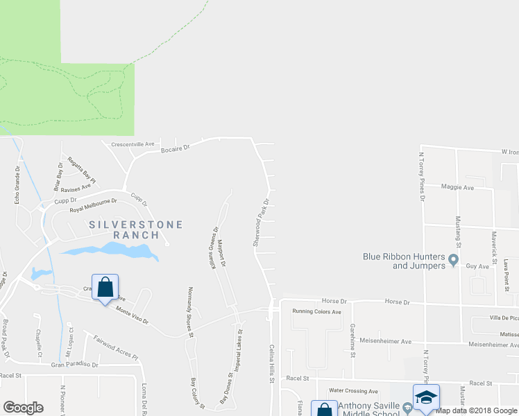 map of restaurants, bars, coffee shops, grocery stores, and more near 8733 Sherwood Park Drive in Las Vegas