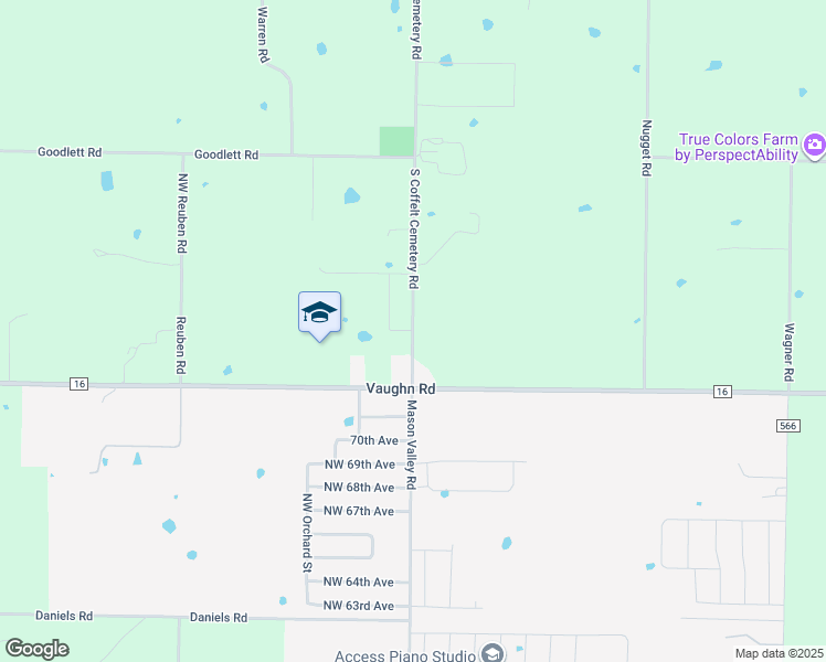 map of restaurants, bars, coffee shops, grocery stores, and more near County Road 365 in Bentonville