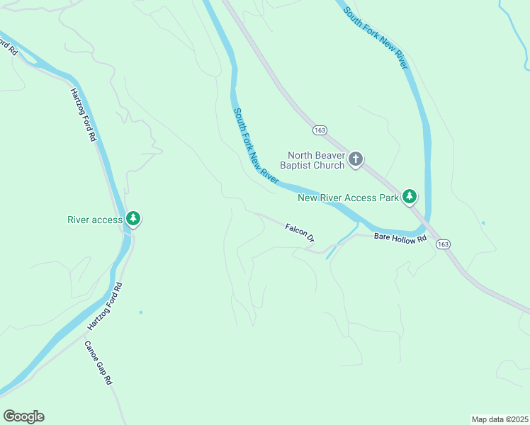 map of restaurants, bars, coffee shops, grocery stores, and more near 560 Falcon Drive in West Jefferson