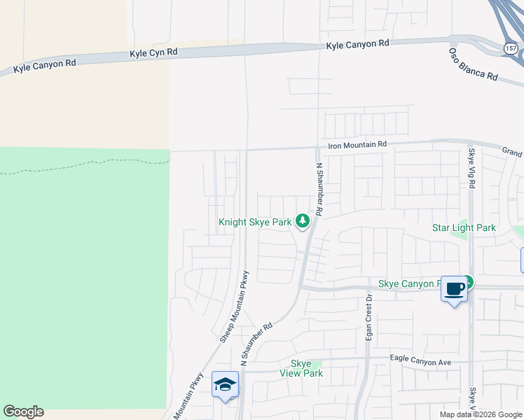 map of restaurants, bars, coffee shops, grocery stores, and more near 8898 Faxom Street in Las Vegas