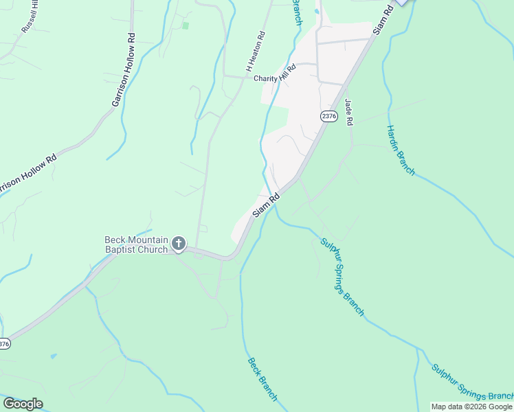 map of restaurants, bars, coffee shops, grocery stores, and more near 2722 Siam Road in Elizabethton