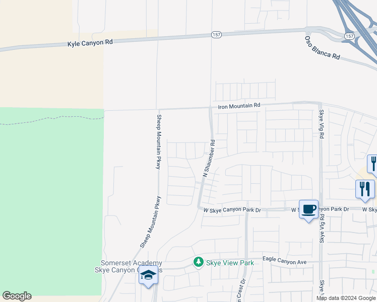 map of restaurants, bars, coffee shops, grocery stores, and more near 8910 Felker Street in Las Vegas