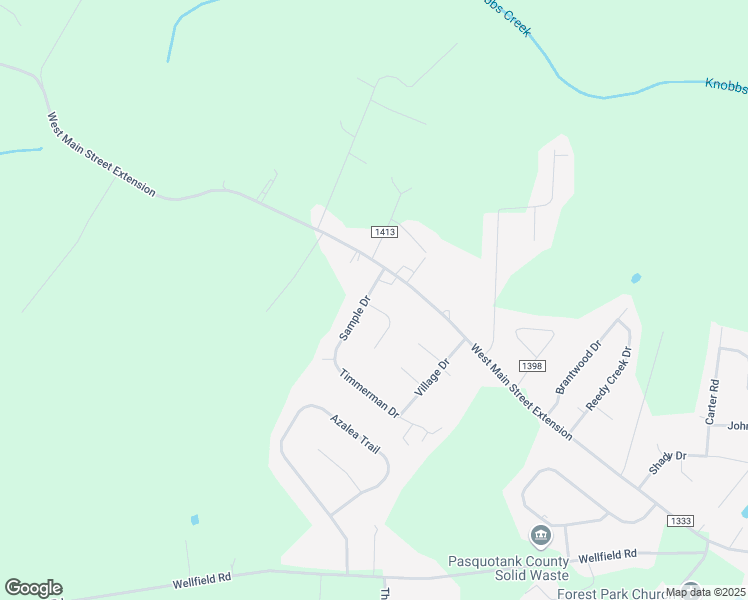 map of restaurants, bars, coffee shops, grocery stores, and more near 104 Sample Drive in Elizabeth City