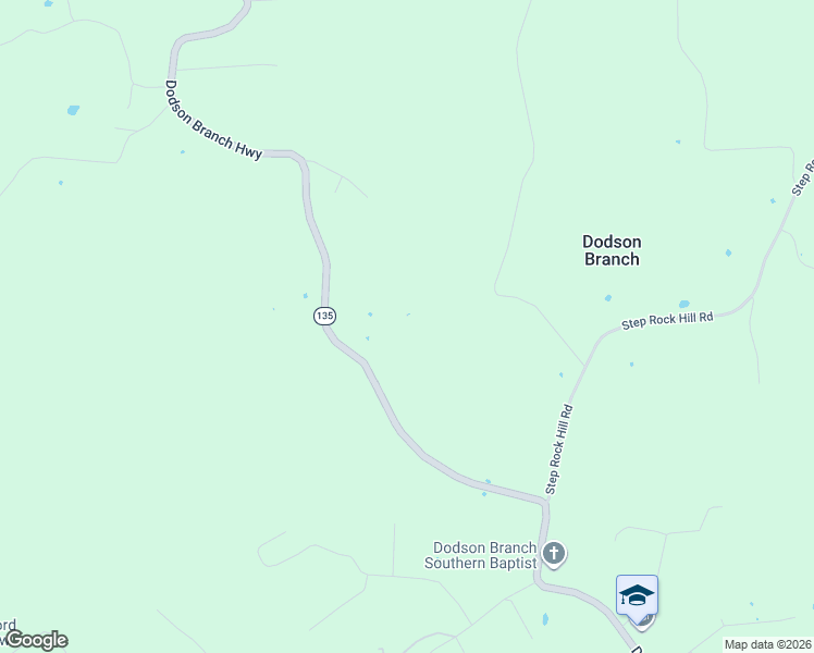 map of restaurants, bars, coffee shops, grocery stores, and more near 15725 Dodson Branch Hwy in Cookeville