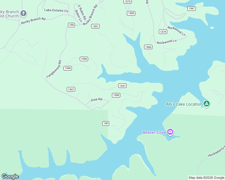 map of restaurants, bars, coffee shops, grocery stores, and more near 20503 White Oak Road in Rogers