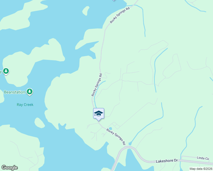 map of restaurants, bars, coffee shops, grocery stores, and more near 248 Rhondas Way in Bean Station