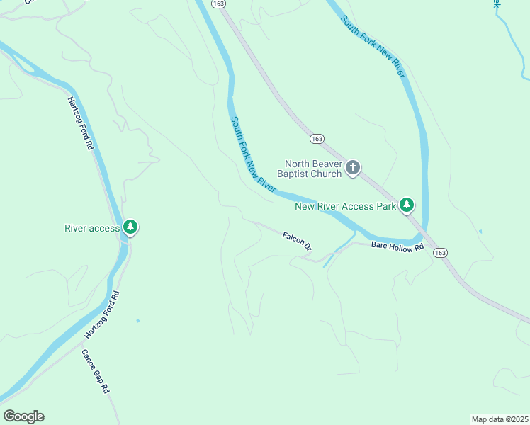 map of restaurants, bars, coffee shops, grocery stores, and more near 560 Falcon Drive in West Jefferson