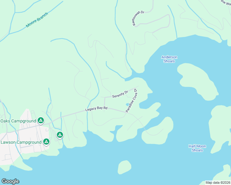 map of restaurants, bars, coffee shops, grocery stores, and more near 5031 Serenity Drive in Mooresburg