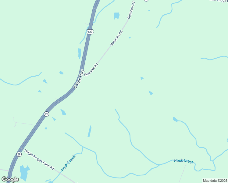 map of restaurants, bars, coffee shops, grocery stores, and more near 1261 Roanoke Road in Jamestown