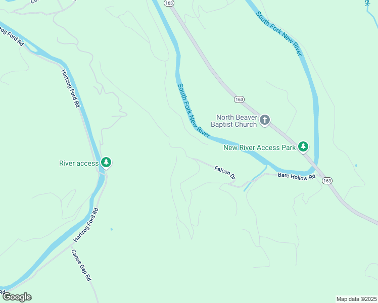map of restaurants, bars, coffee shops, grocery stores, and more near 620 Falcon Drive in West Jefferson