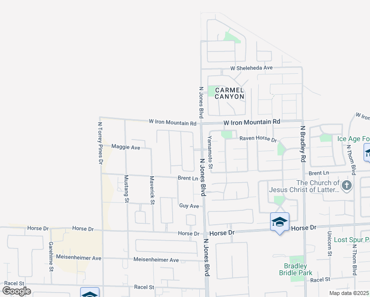 map of restaurants, bars, coffee shops, grocery stores, and more near 8630 Lavender Ridge Street in Las Vegas