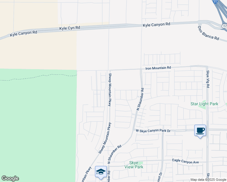 map of restaurants, bars, coffee shops, grocery stores, and more near 8969 Faxom Street in Las Vegas