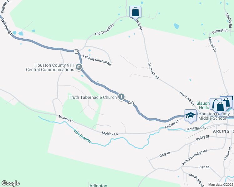 map of restaurants, bars, coffee shops, grocery stores, and more near 1241 North Main Street in Tennessee Ridge
