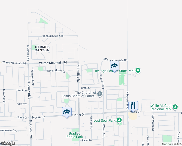 map of restaurants, bars, coffee shops, grocery stores, and more near 5216 Country Retreat Court in Las Vegas