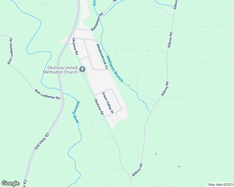 map of restaurants, bars, coffee shops, grocery stores, and more near 725 Green Valley Circle in Livingston