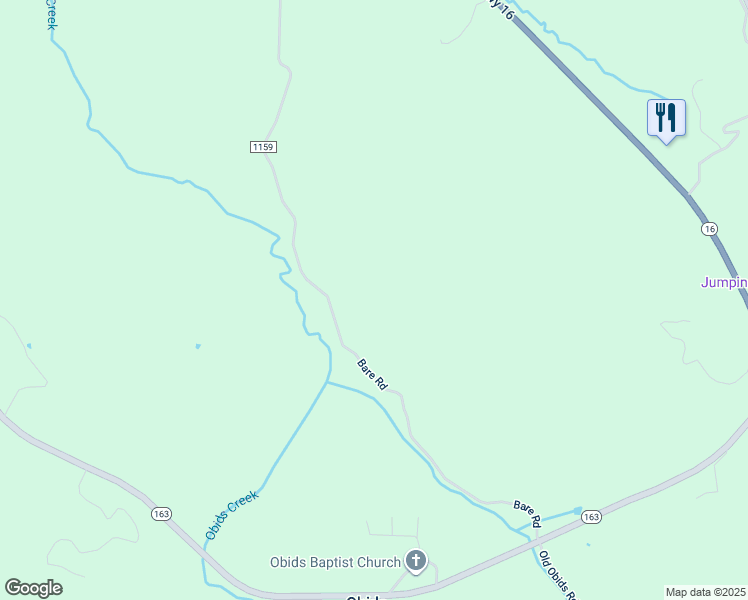 map of restaurants, bars, coffee shops, grocery stores, and more near 1283 Bare Road in West Jefferson