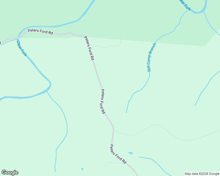 map of restaurants, bars, coffee shops, grocery stores, and more near 556 Peters Ford Road in Sunbright