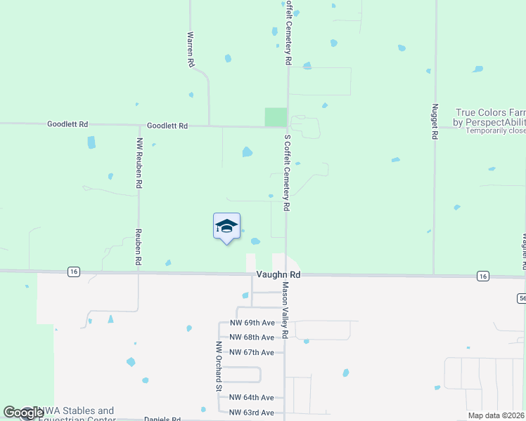 map of restaurants, bars, coffee shops, grocery stores, and more near 8661 Ruth Lane in Bentonville
