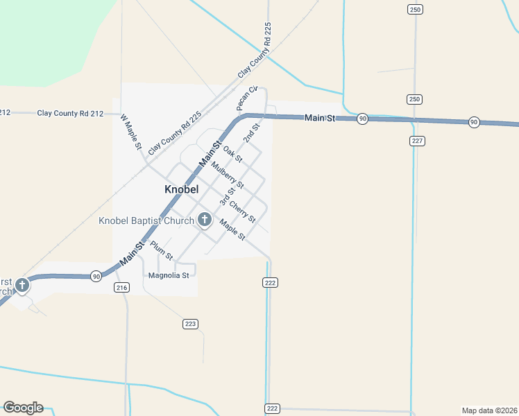 map of restaurants, bars, coffee shops, grocery stores, and more near 677 5th Street in Knobel
