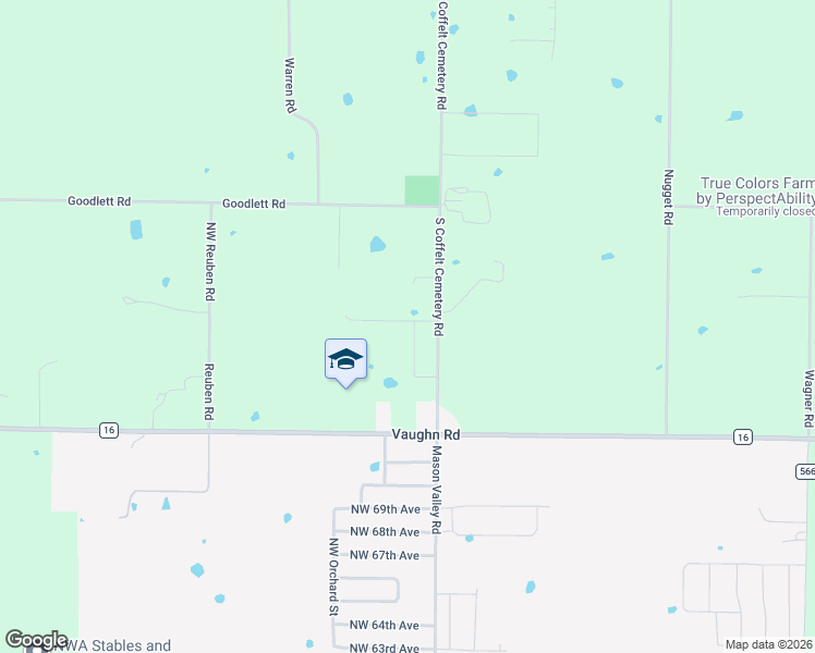 map of restaurants, bars, coffee shops, grocery stores, and more near 8661 Ruth Lane in Bentonville