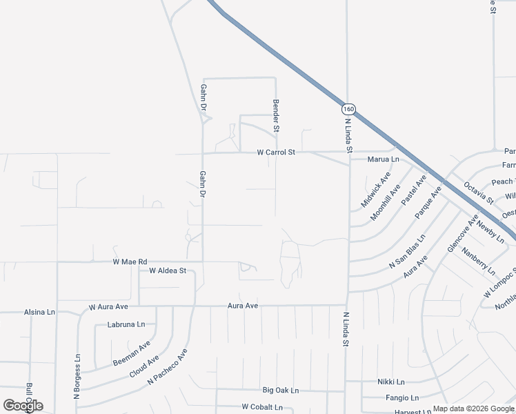map of restaurants, bars, coffee shops, grocery stores, and more near 6810 Bender Street in Pahrump