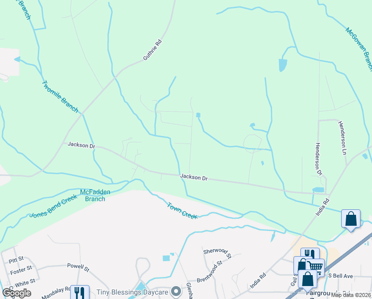 map of restaurants, bars, coffee shops, grocery stores, and more near 125 Paul Drive in Paris