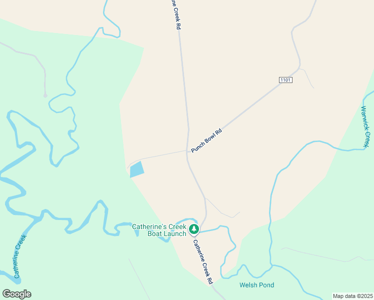 map of restaurants, bars, coffee shops, grocery stores, and more near 355 Punch Bowl Road in Hobbsville