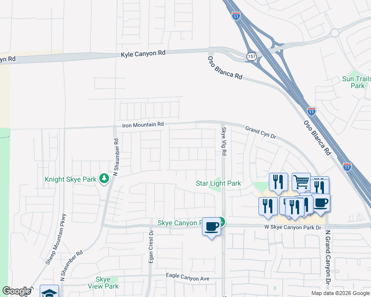 map of restaurants, bars, coffee shops, grocery stores, and more near 9012 Laurel Creek Street in Las Vegas