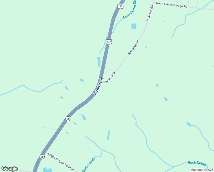 map of restaurants, bars, coffee shops, grocery stores, and more near 1261 Roanoke Road in Jamestown