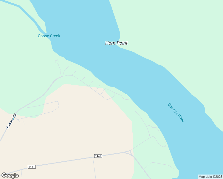map of restaurants, bars, coffee shops, grocery stores, and more near 125 Apache Road in Harrellsville