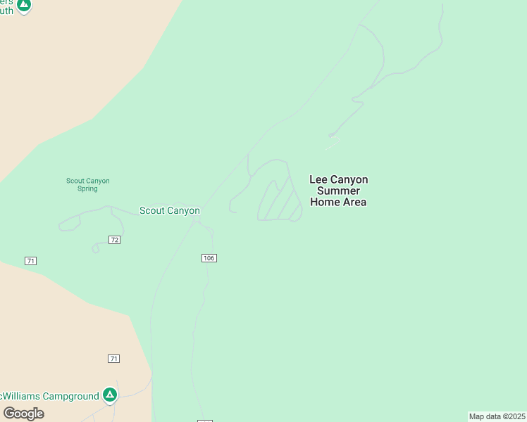 map of restaurants, bars, coffee shops, grocery stores, and more near 2130 Via Spes Nostra Street in Mount Charleston