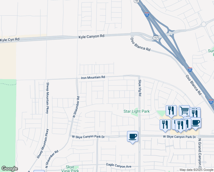 map of restaurants, bars, coffee shops, grocery stores, and more near 9031 Coastal Oaks St in Las Vegas