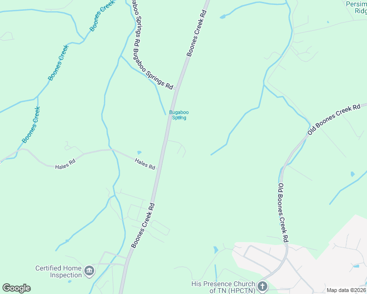 map of restaurants, bars, coffee shops, grocery stores, and more near 3608 Boones Creek Village Court in Jonesborough
