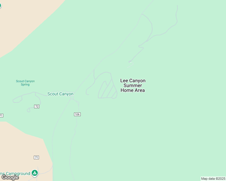 map of restaurants, bars, coffee shops, grocery stores, and more near 2160 Vía Vita in Mount Charleston