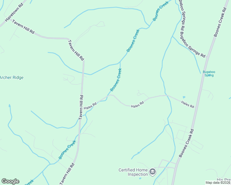 map of restaurants, bars, coffee shops, grocery stores, and more near 264 Hales Road in Jonesborough