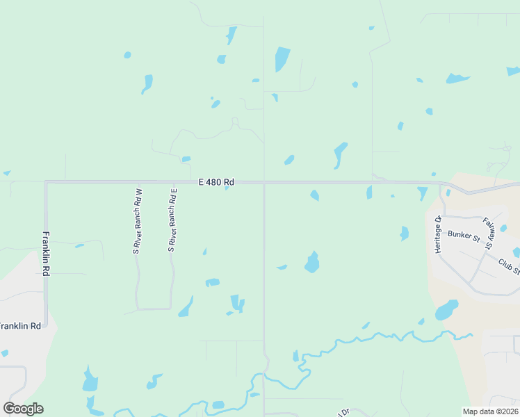 map of restaurants, bars, coffee shops, grocery stores, and more near 20072 South 4120 Road in Claremore