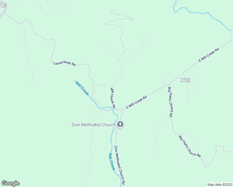 map of restaurants, bars, coffee shops, grocery stores, and more near 210 Milt Houck Road in Todd