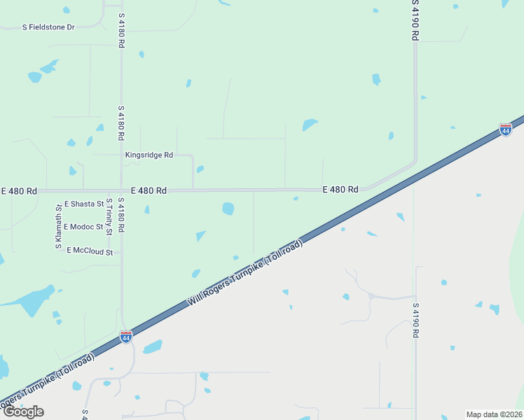 map of restaurants, bars, coffee shops, grocery stores, and more near 20081 Henderson Road in Claremore