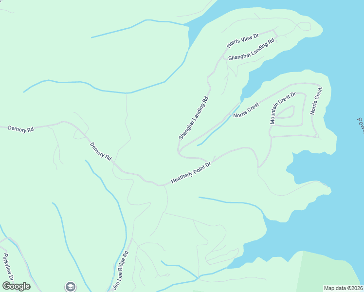 map of restaurants, bars, coffee shops, grocery stores, and more near 282 Shanghai Landing Lane in LaFollette