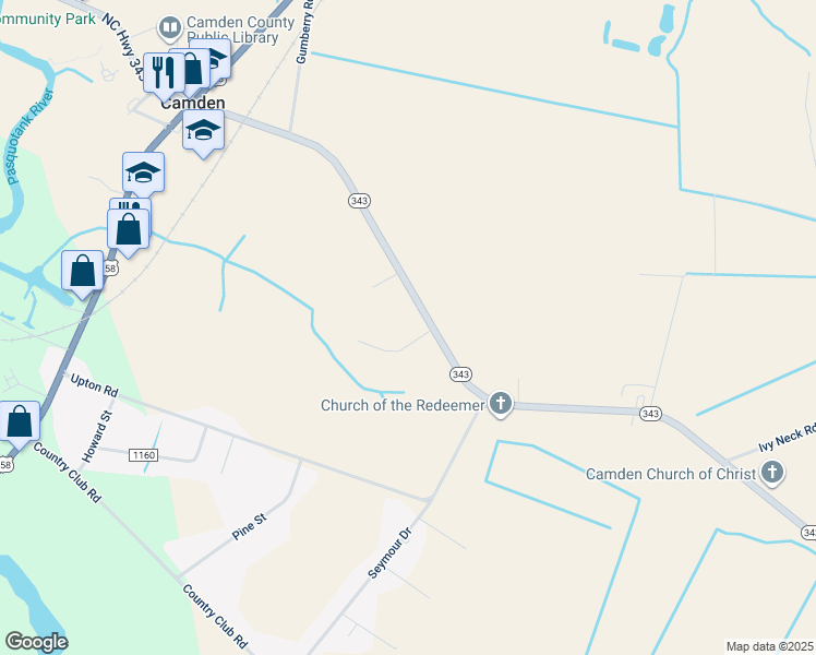 map of restaurants, bars, coffee shops, grocery stores, and more near 102 Isaac Court in Camden