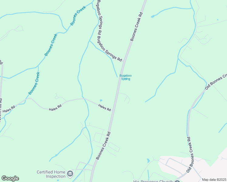map of restaurants, bars, coffee shops, grocery stores, and more near 1341 Boones Creek Road in Jonesborough