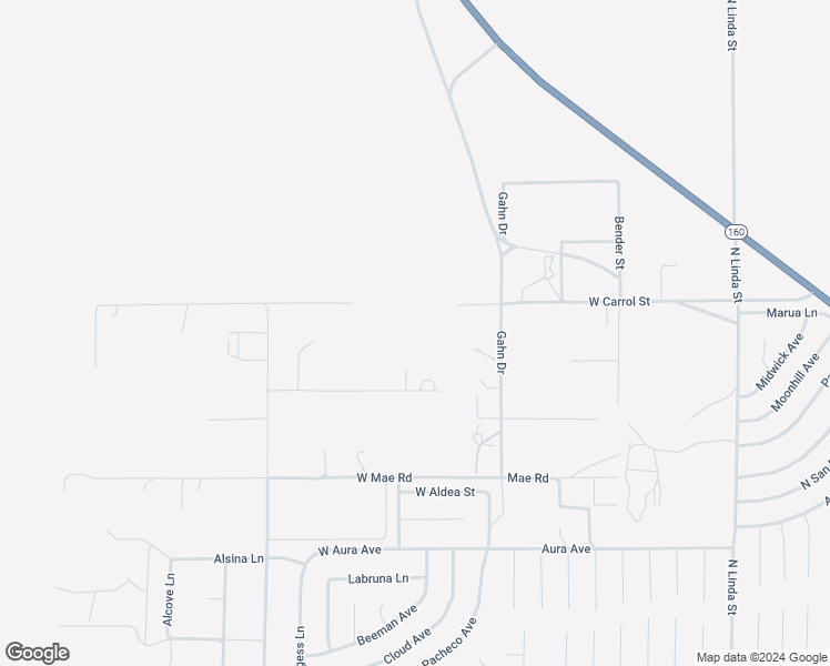 map of restaurants, bars, coffee shops, grocery stores, and more near 1691 West Carrol Street in Pahrump
